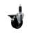 Phenolic Swivel Expanding Stem Caster with Brake SCC PLB 4" x 1-1/8"