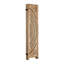 Paravent en bois massif 67 po avec motif floral sculpté à la main-1821948192-1821382374