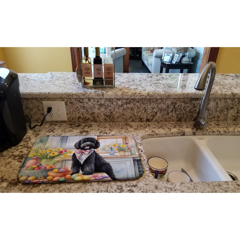Tapis de séchage pour chien d'eau portatif Decorating
