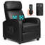 Fauteuil inclinable massant en simili-cuir-1809471057