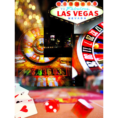 Cadre photo Vegas - reproduction sur toile tendue