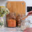 Square Clip Top Jars - Set Of 3  (34Oz, 51Oz, 68Oz)