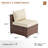 2-Person Outdoor Seating Group With Cushions-1841523416