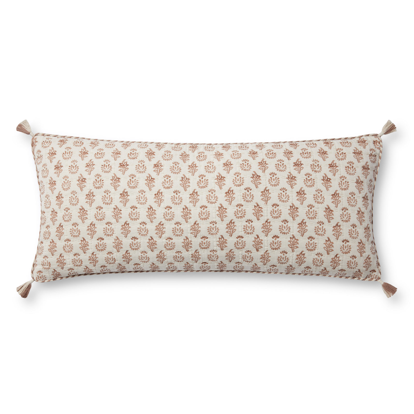 Tassels Lumbar Throw Pillow, Pillow Cover Only - No Insert