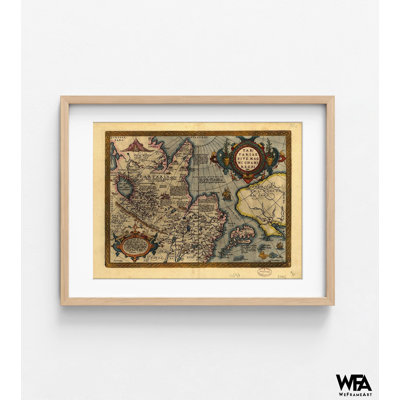 Asia Theatrum Orbis Terrarum, Elegant Rustic Asian Poster, Home Office Asian Style Print, Old Asian Wall Decor, Asian Library Decor