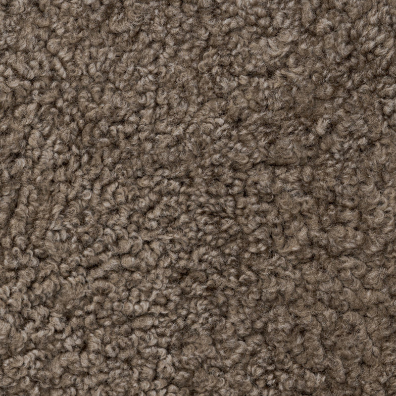 Demi Accent Bench, Taupe Shearling