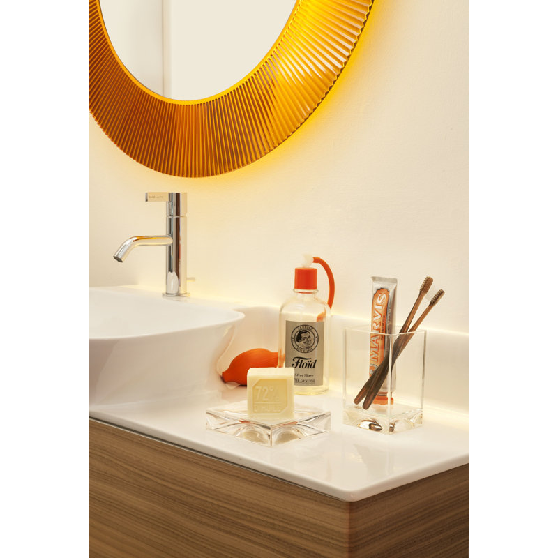 Boxy Soap Dish, Crystal