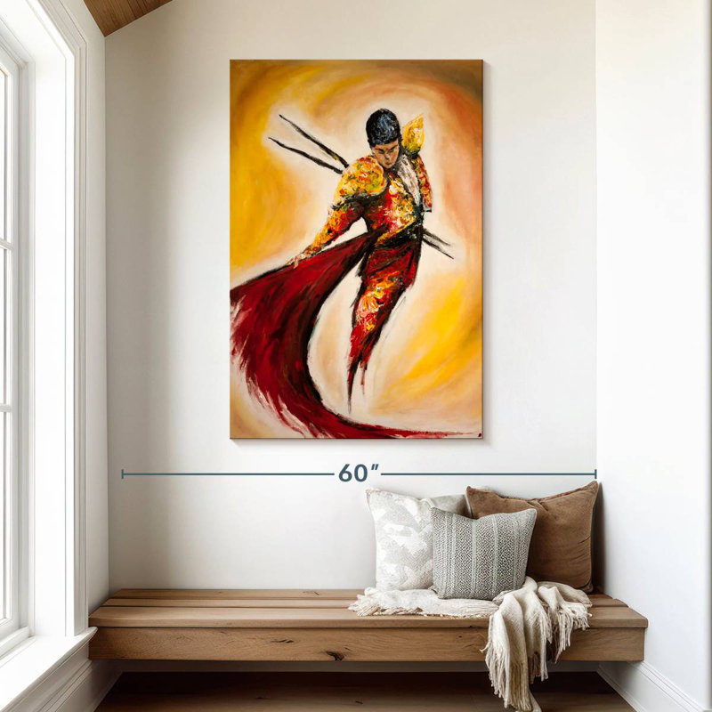 Leisha The Matador, 48" H x 32" W