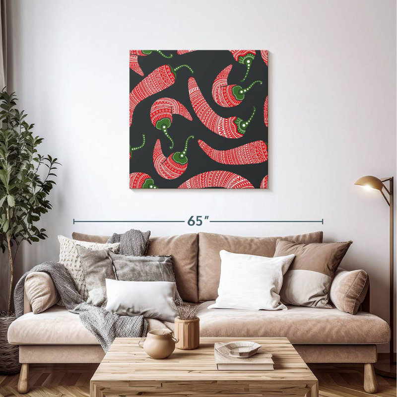 Yarlin Tribal Chili Pattern