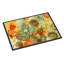 Paillasson d’extérieur antidérapant Wilkinsburg Flowers-370545226