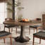 Ensemble de table de cuisine / salle à manger à motif floral en bois massif (1 table, 4 chaises / 6 chaises) Une pièce maîtresse florissante pour votre maison-397568183-397568186-397568189