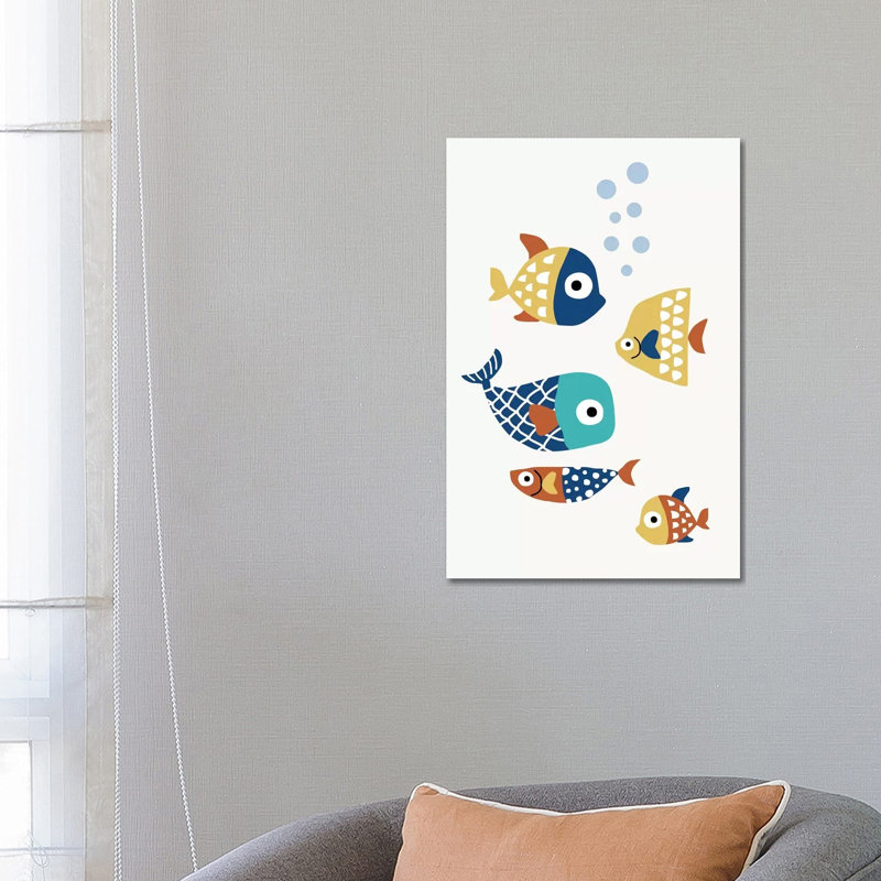 Little Friends by Kubistika - Wrapped Canvas Print, 66.04 cm H x 45.72 cm W x 1.91 cm D