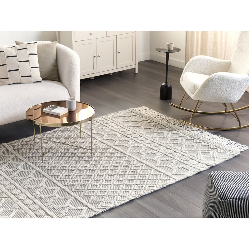 Sliger Geometric Hand Woven Area Rug, Rectangle 160 x 230cm