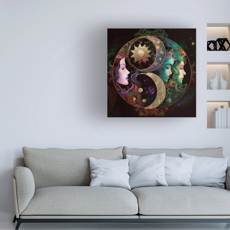 Art sur toile Sasha Luna II, H 24 po x l 24 po