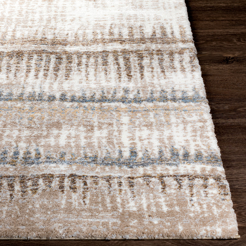 Maez Abstract Area Rug, Rectangle 6'7" x 9'