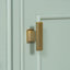 Meuble-lavabo de 24 pouces avec lavabo, armoire en bois massif et panneau de fibres à densité moyenne avec un tiroir rabattable, deux tiroirs standard et une tablette réglable, meuble-lavabo vert autoportant pour le rangement de la salle de bain (ancien SKU: N725P350824F)