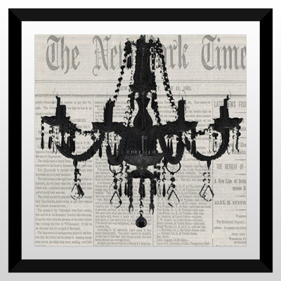 « lustre 1 », reproduction d’impression encadrée