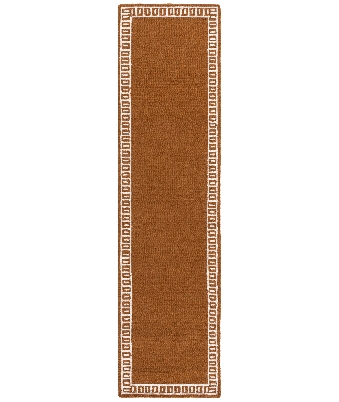 Hand-Tufted Geometric Wool Rug, Runner 2'3" x 9'