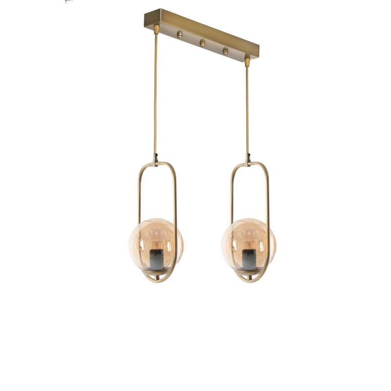 Wacissa 2 - Light Kitchen Island Pendant, Gold, Copper