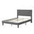 Full Size Upholstered  Platform Bed Frame With  Headboard, Strong Wood Slat Support, Mattress Foundation, No Box Spring Needed, Easy Assembly, Grey