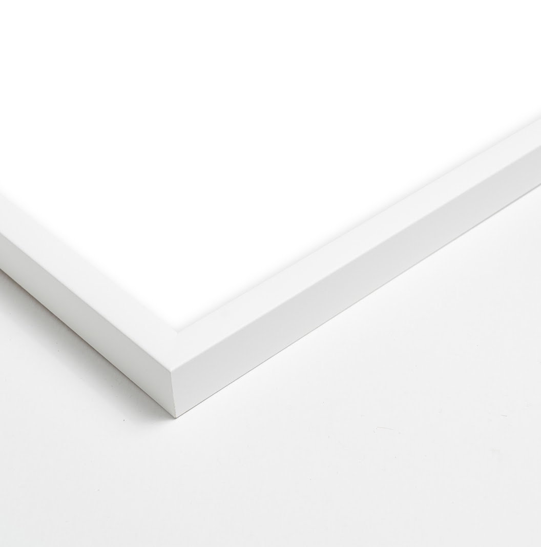 Composition With Yellow 4 by Robert Kamnatnik, 20" H x 16" W x 1.25" D, White Framed Paper