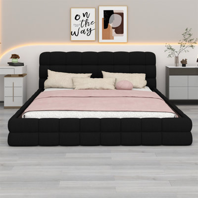 Lit plateforme tapissier