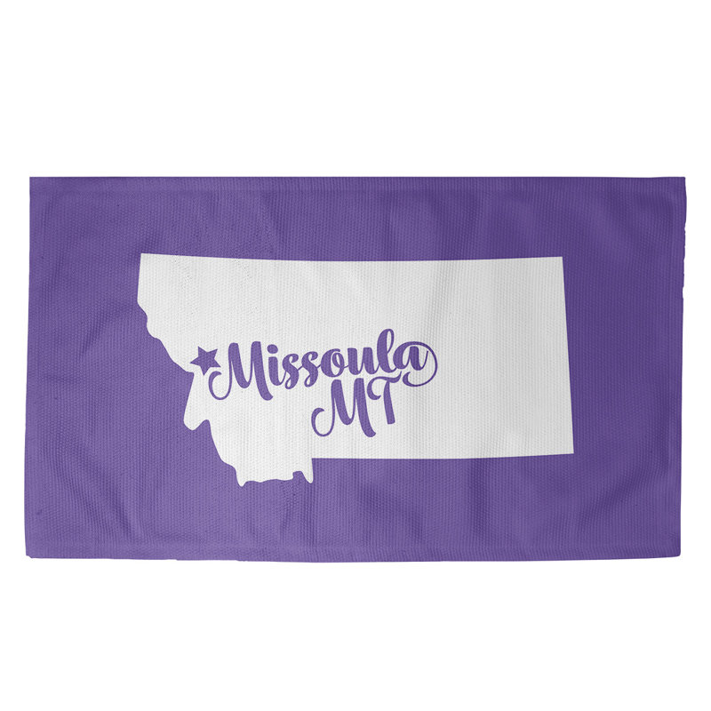 Tapis de zone mauve montana Missoula, Rectangle 3 pi x 5 pi