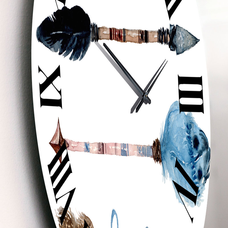 Horloge murale bohème et éclectique, Moyen