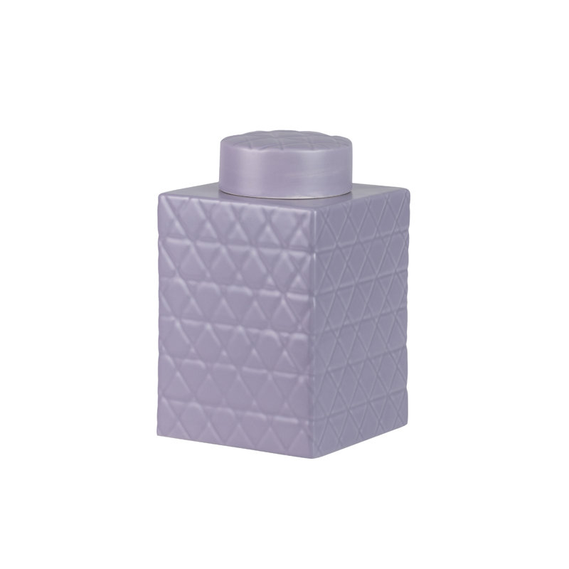 Ceramic Jar 16x16x26 Cm, Purple
