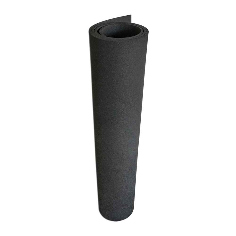Tapis en caoutchouc de 0,25 po, 4 pi x 3 pi