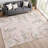 Machine Washable Indoor/Outdoor Chantille ACN2334 Floral Rug-2115905234