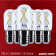 3 Watt T6.5 LED Intermediate Base Clear 5000K CCT 120 Volt