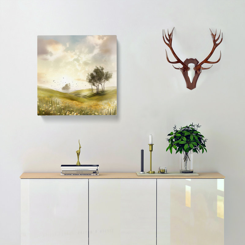 Meadow No.1 - No Frame Print, 35cm H x 35cm W x 3cm D
