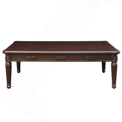 Coffee Table Espresso With Turned Legs.