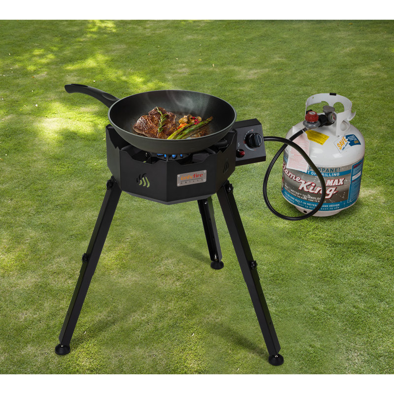 Poêle d'extérieur au propane avec pieds réglables amovibles
