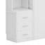 Lit escamotable peu encombrant conçu avec des tablettes de rangement intégrées et des tiroirs pratiques-130143898