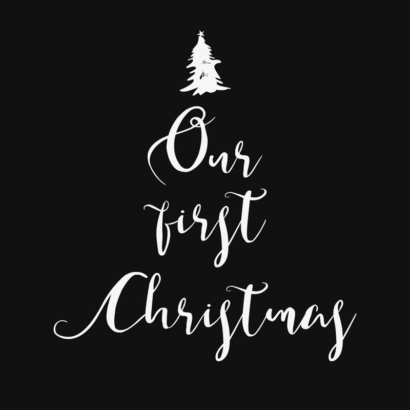 Holiday Sayings 12 - Wrapped Canvas Print, 122cm H x 122cm W x 3.8cm D