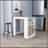 Aurora Kitchen Island with Open Compartment and Cabinet, Perfect for Space-Saving and Efficient Storage in Modern Kitchens.
