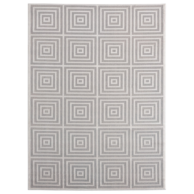 Emmeline Geometric Indoor Rug, Rectangle 5'3" x 7'2"