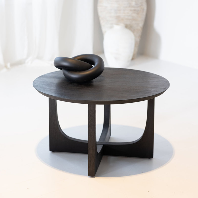 Dorcia Cross Legs Coffee Table, Black