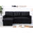 Upholstered Pull Out Sectional Sofa With Chaise