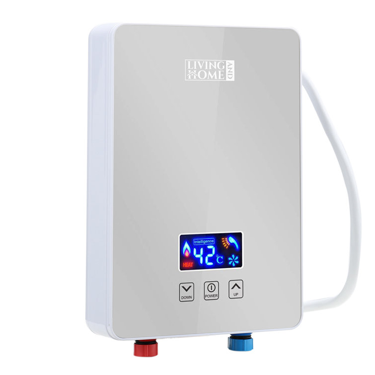 Living and Home Digital Electric Tankless Water Heater | Wayfair.co.uk