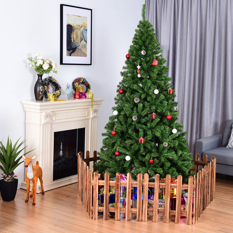 Artificial Pine Christmas Tree, 228.6cm H x 131.06cm W x 131.06cm D