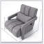 Comfortable Upholstered Accent Chair with Reclining Function and Bluetooth Speakers for Modern Living Room Relaxation-524504137