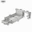 Twin Platform Bed with Integrated Desk and Storage Shelves, Drawer-133527726