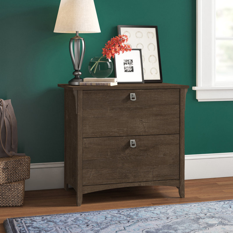 Osvald 32'' Wide 2 -Drawer File Cabinet, Ash Brown