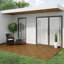 30cm L x 30cm W Solid Wood Interlocking Deck Tile-114883618