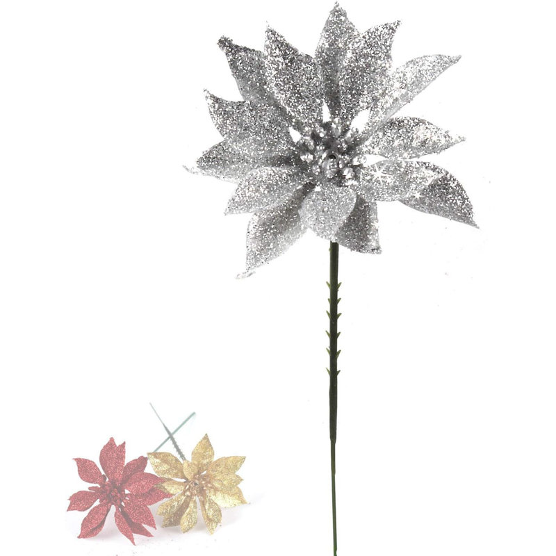 Picksettia de Noël scintillant