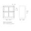 Vela 43" H x 39.25" W x 19.75" D Shelving Unit-65139790