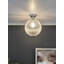 EMERSON 1LT SEMI FLUSH CW ROUND RIBBED GLASS-121210783
